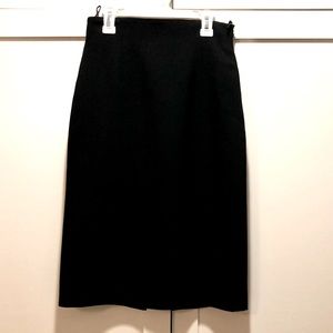 Vintage Moschino Cheap and Chic Black Pencil Skirt, sz 6